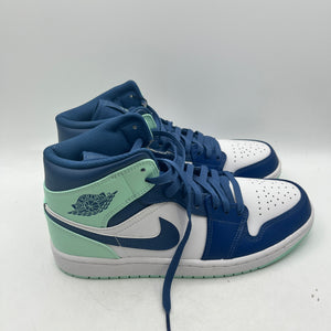 DS Nike Air Jordan 1 Mid Mystic Navy Mint Foam UK 8 - 554724-413 - New Condition FRENLY BRICKS - Open 7 Days