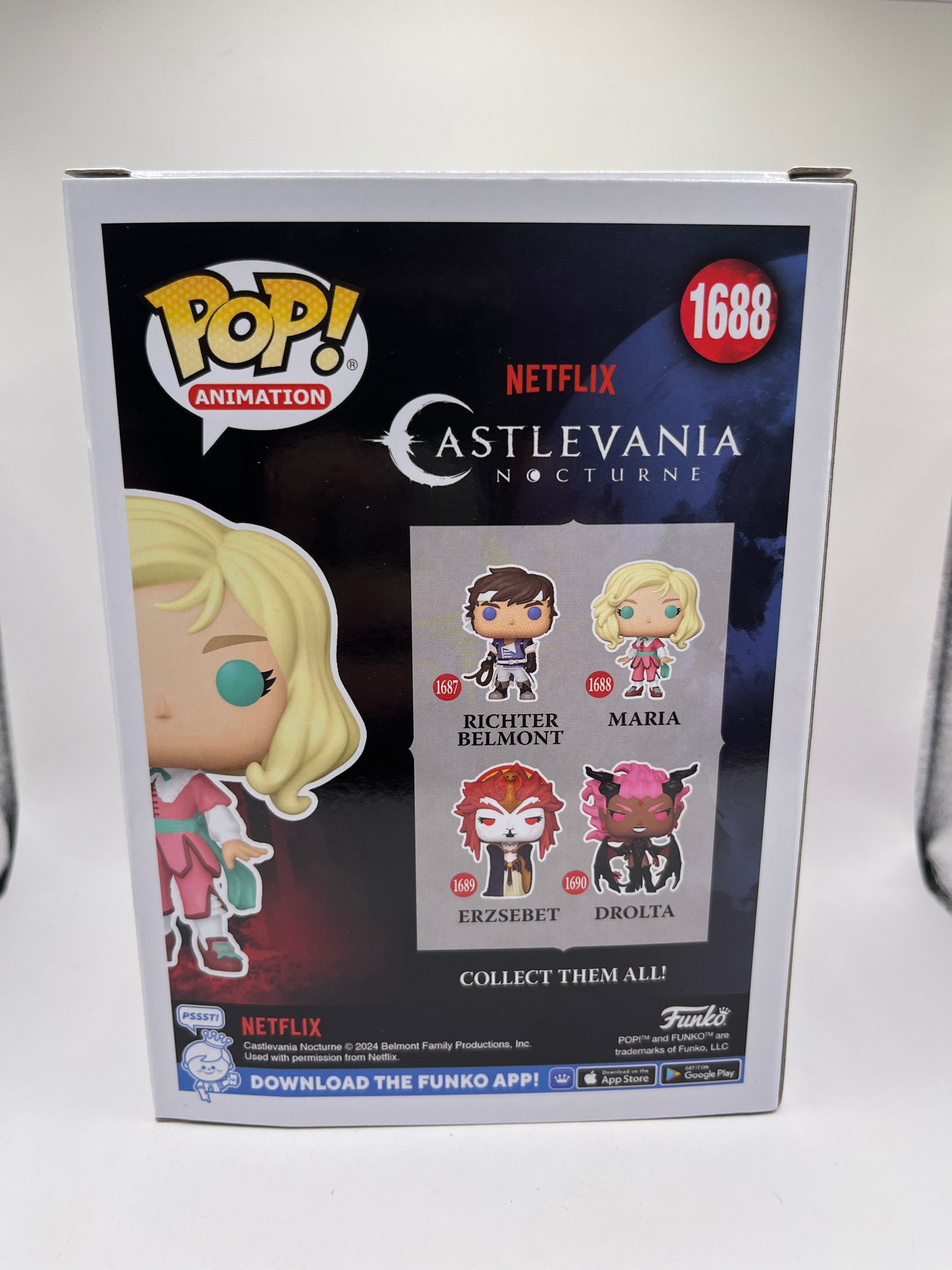 Funko POP! Animation Netflix Castlevania Nocturne Maria #1688 +combinedshipping FRENLY BRICKS - Open 7 Days