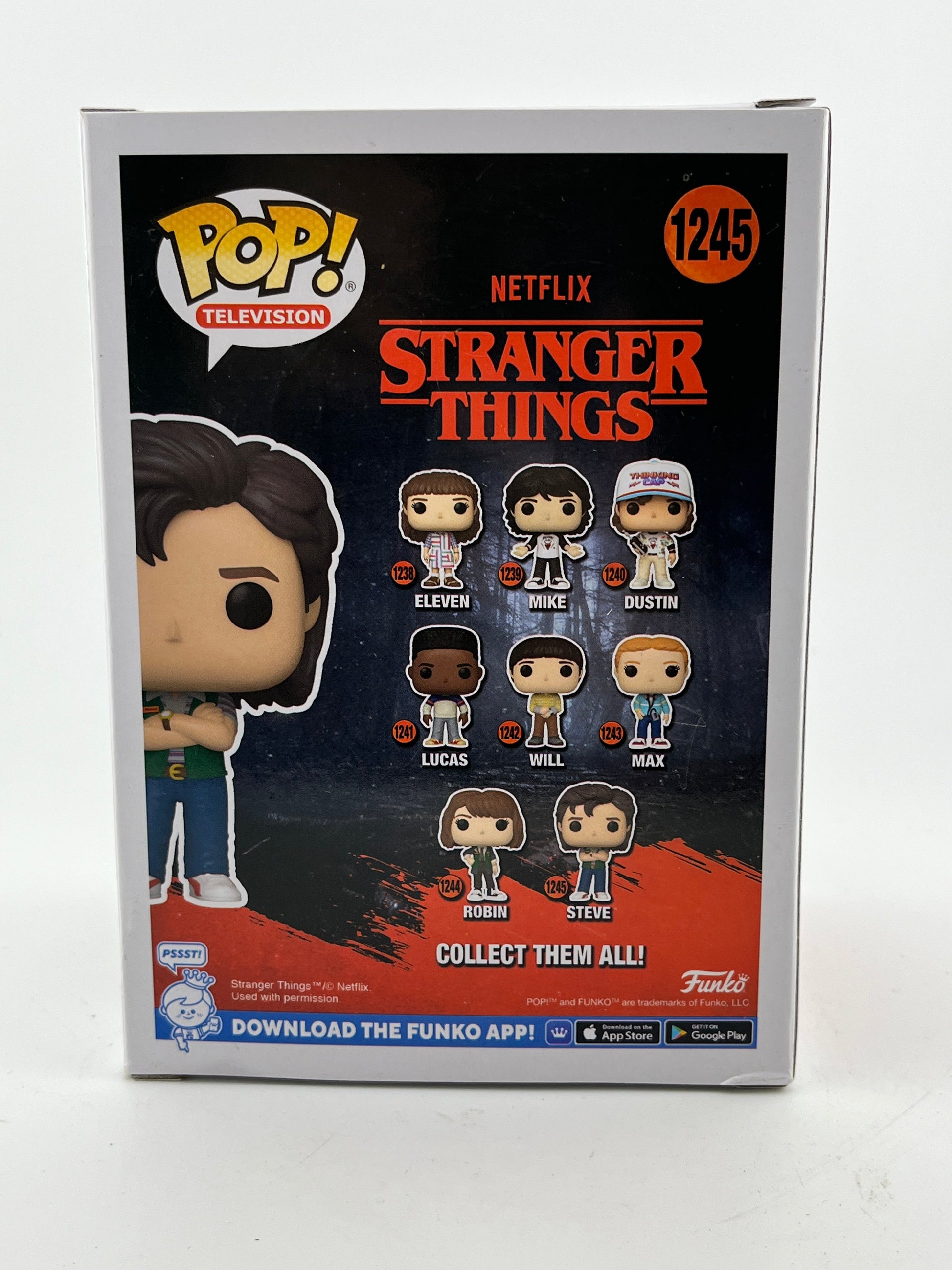 Funko POP! Television Netflix Stranger Things - Steve #1245 - Vinyl Collectable FRENLY BRICKS - Open 7 Days