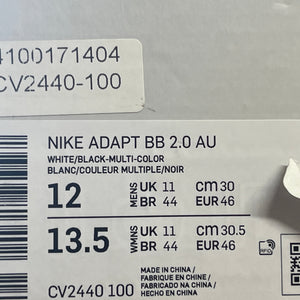 Nike Adapt BB 2.0 Men's Basketball Shoes Tie Dye, White, Size 12 FRENLY BRICKS - Open 7 Days