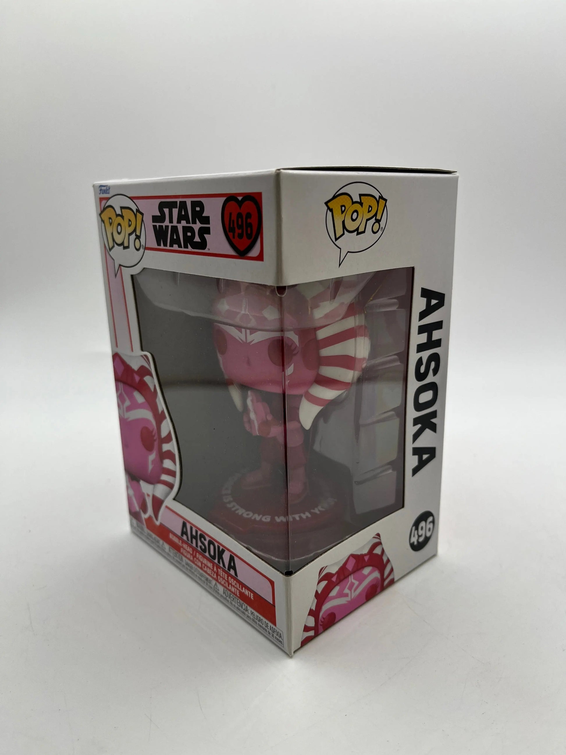 Funko POP! Star Wars Ashoka #496 - Valentines Edition - Vinyl Collectable FRENLY BRICKS - Open 7 Days