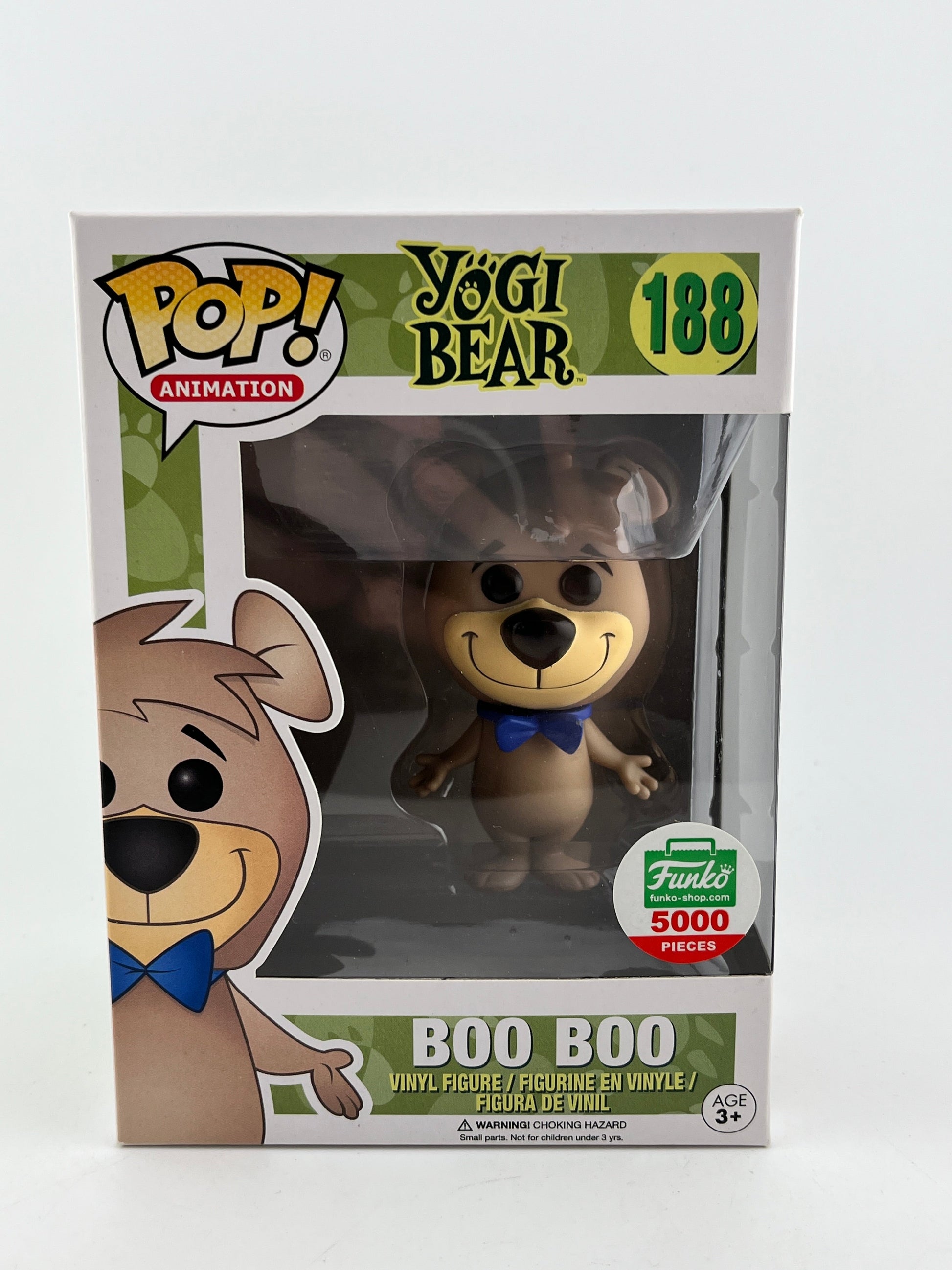 Funko POP! Animation Yogi Bear - Boo Boo #188 - Funko 5000 Pieces FRENLY BRICKS - Open 7 Days