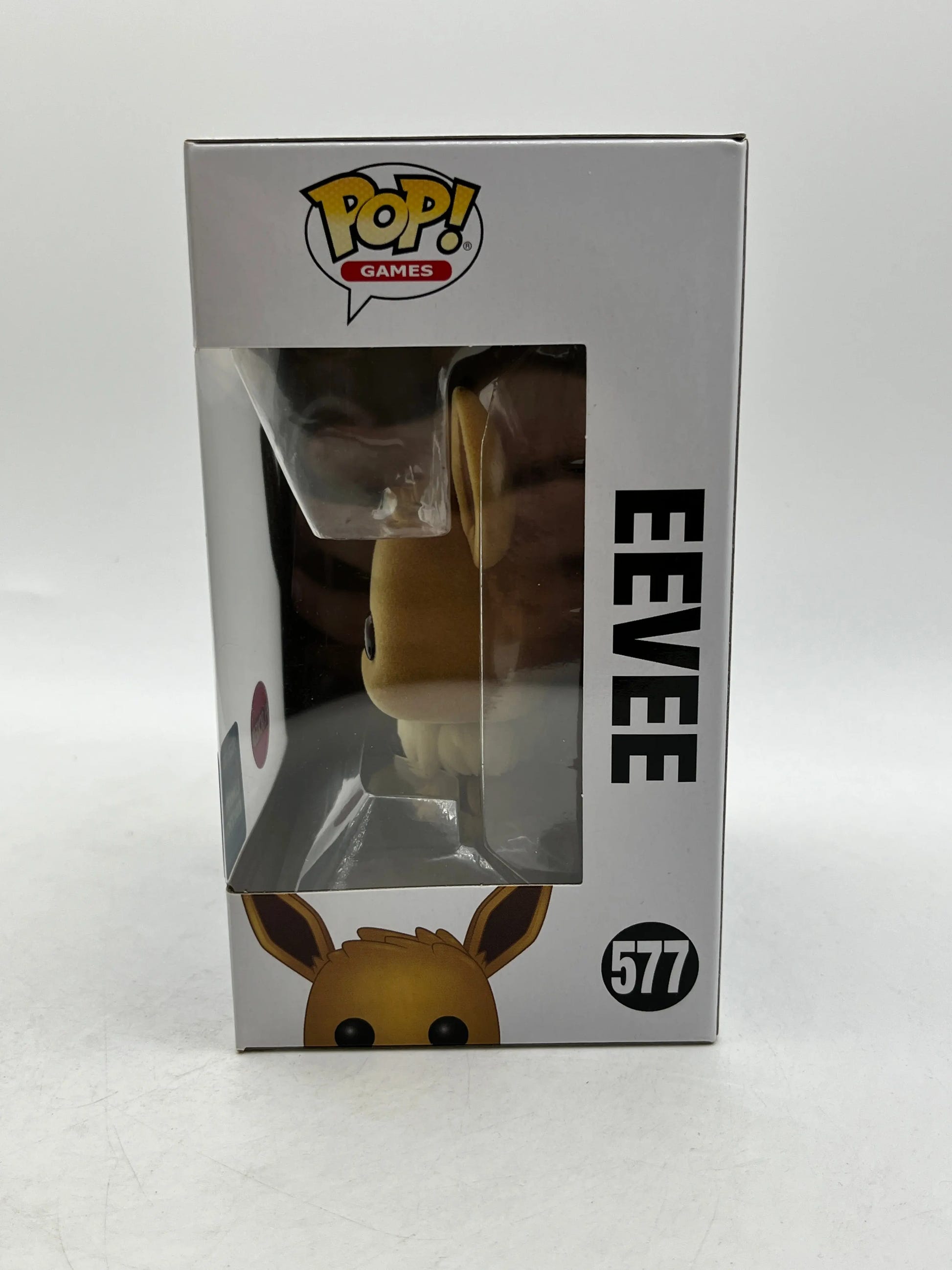 Funko POP! Games Pokémon - Eevee #577 - Flocked - 2020 Exclusive FRENLY BRICKS - Open 7 Days image 2