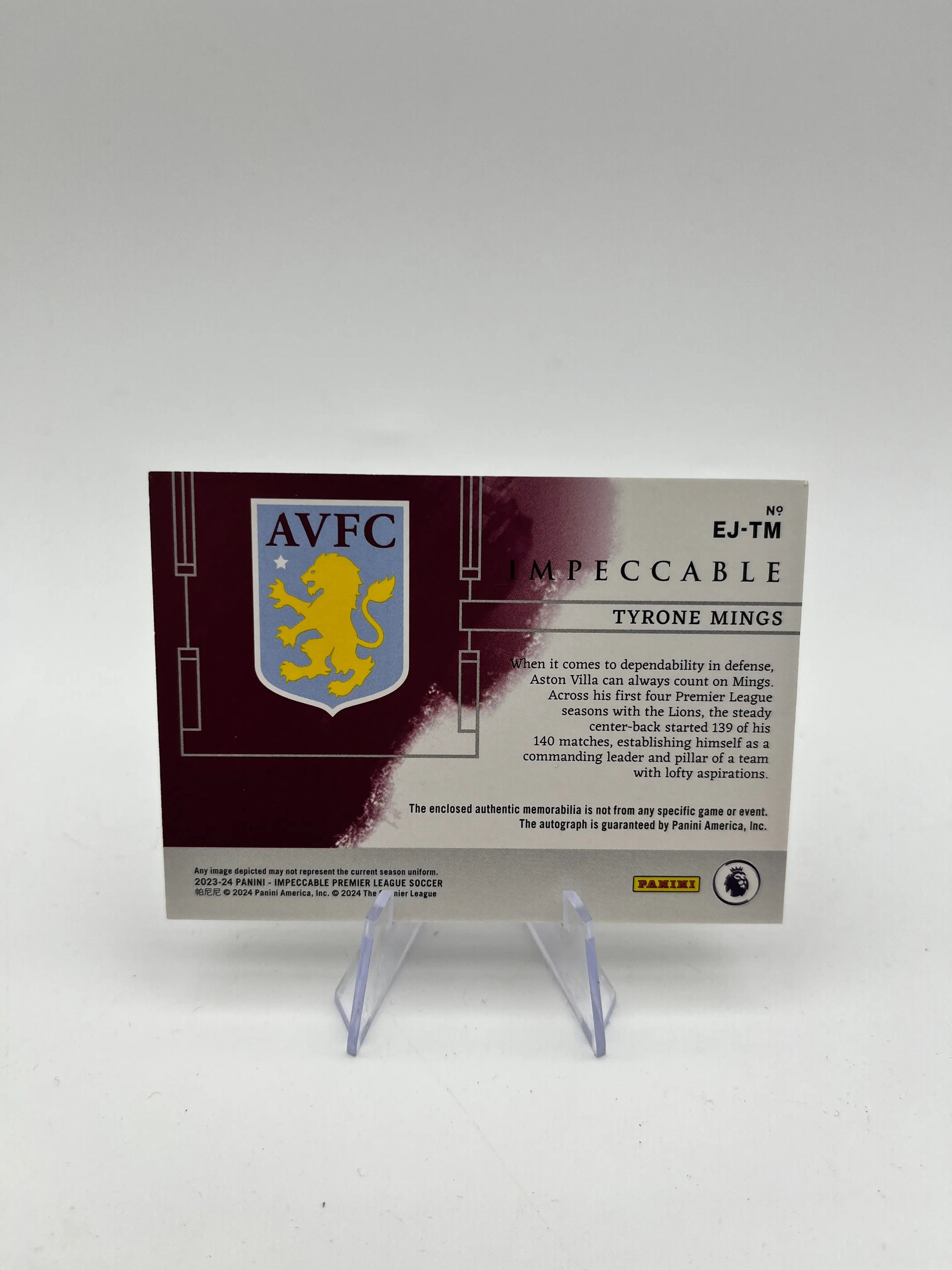 Aston Villa Players Sport Cards Autographed/Numbered/Patch/ Bundle FRENLY BRICKS - Open 7 Days
