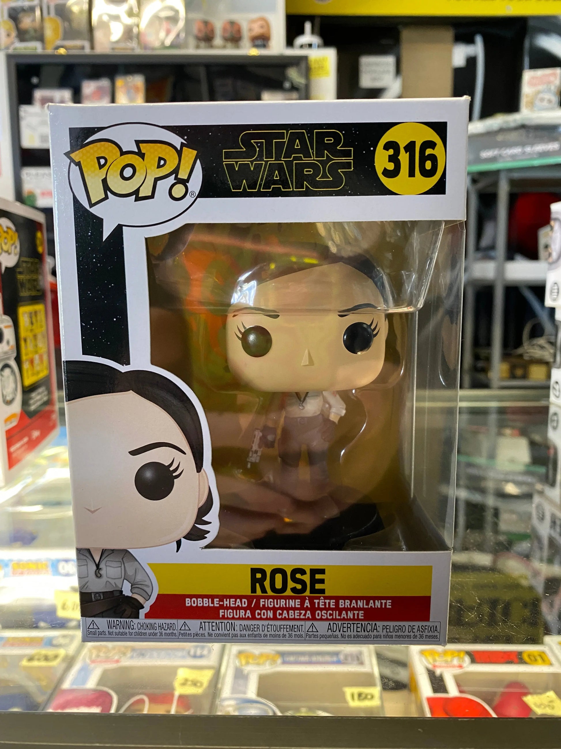 Funko POP! Star Wars #316 Rose FRENLY BRICKS - Open 7 Days