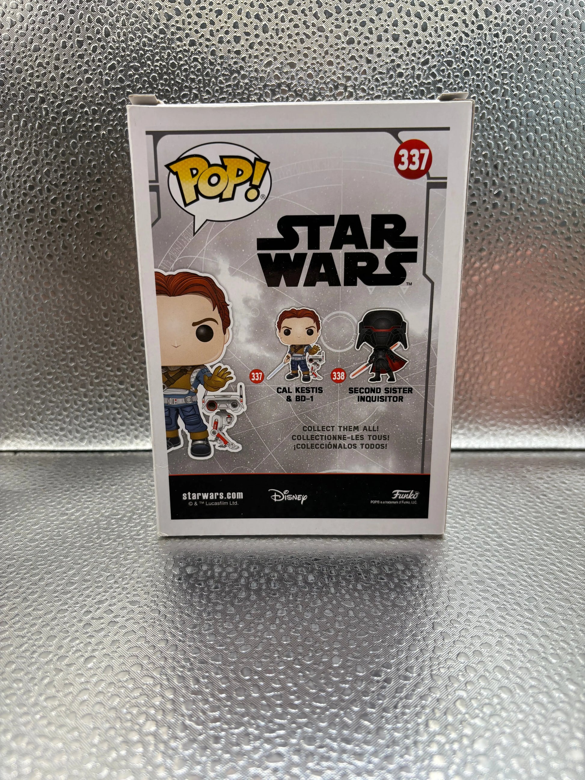 Funko Pop Vinyl #337 Star Wars Cal Kestis & BD-1 FRENLY BRICKS - Open 7 Days