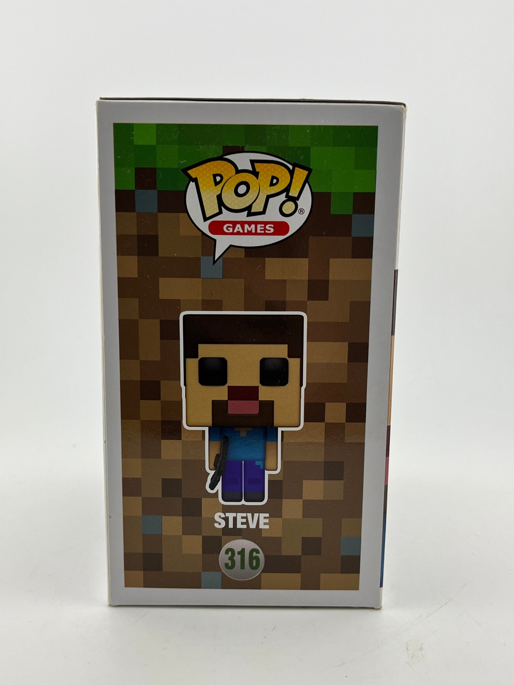 Funko POP! Games Mojang Minecraft - Steve #316 - Vinyl Collectable FRENLY BRICKS - Open 7 Days