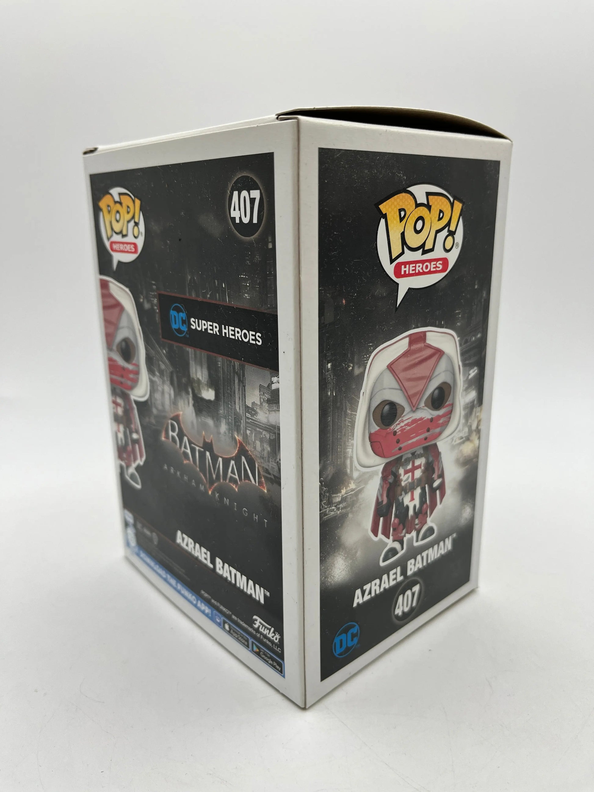Funko POP! Heroes Batman Arkham Knight Azrael Batman #407 - Vinyl Collectable FRENLY BRICKS - Open 7 Days