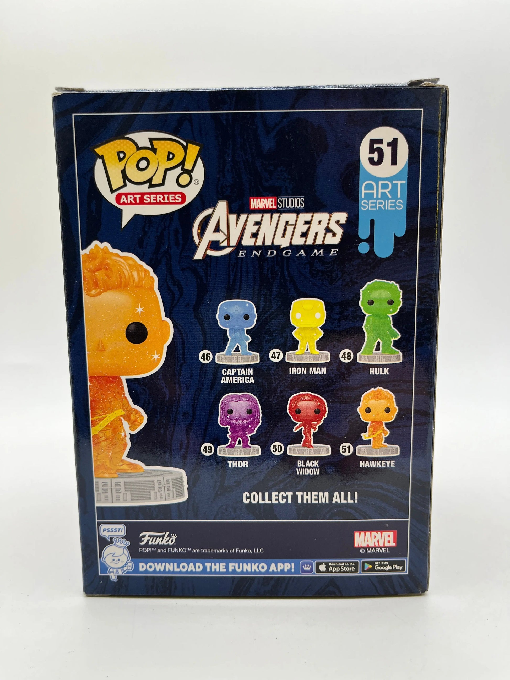 Funko POP! Art Series Marvel Infinity Saga Hawkeye #51 - Vinyl Collectable FRENLY BRICKS - Open 7 Days