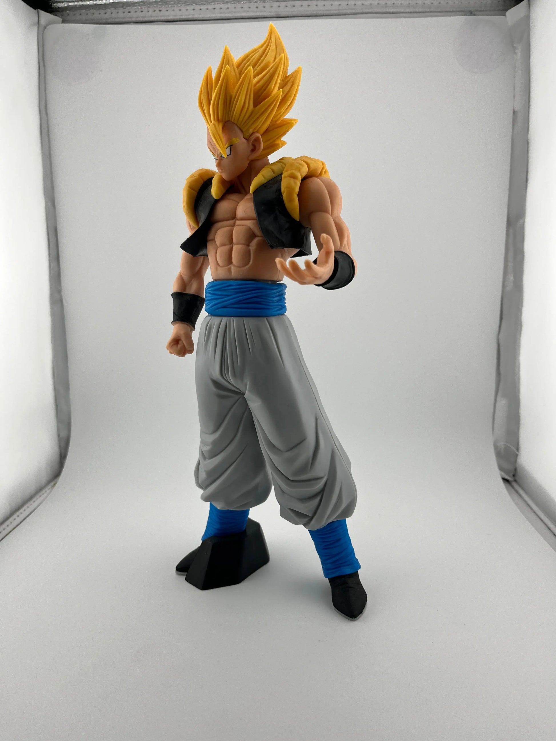31CM Anime Dragon Ball Gogeta Figure Resolution of Soldiers Nero Standing Model FRENLY BRICKS - Open 7 Days