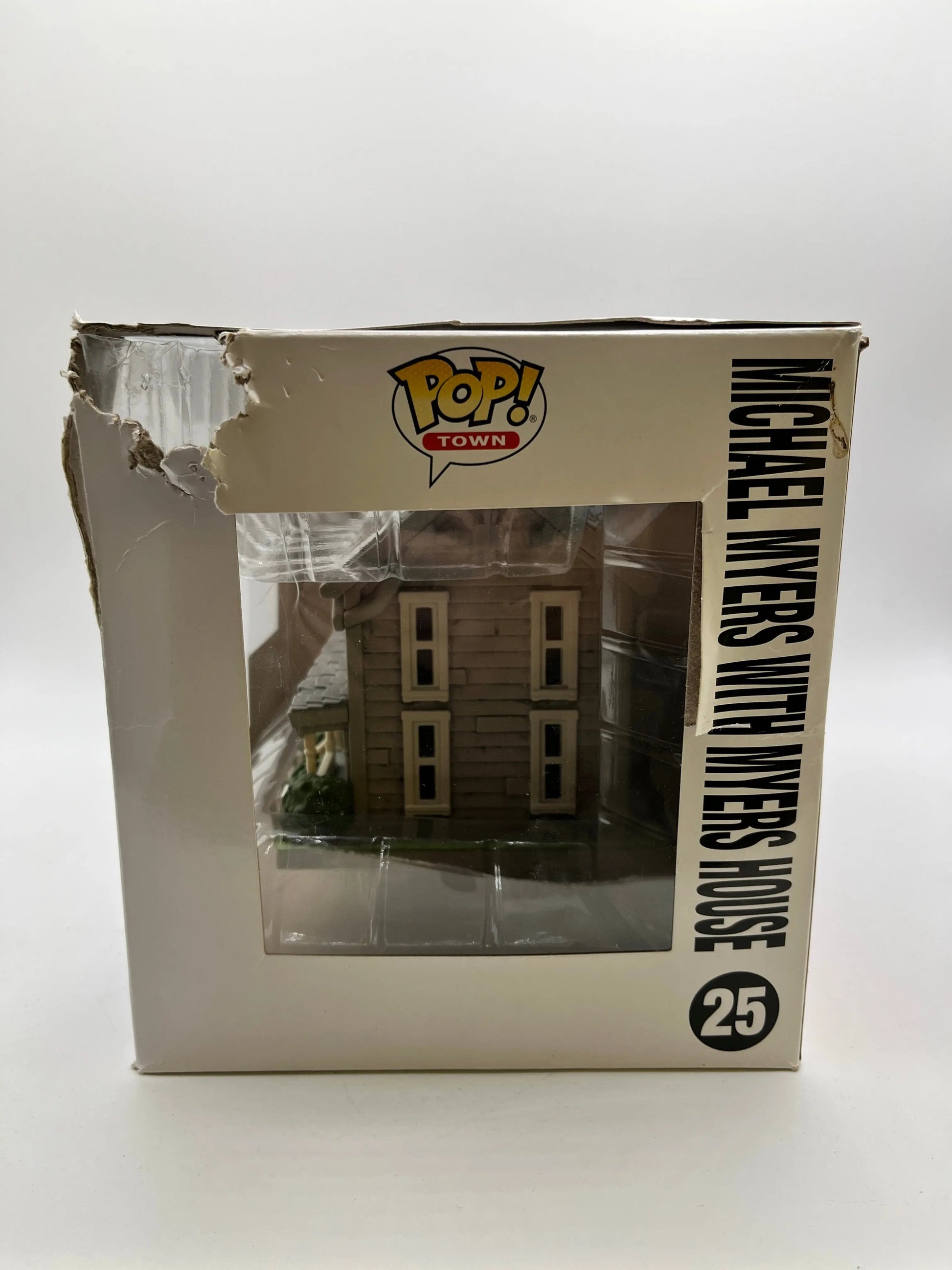 Funko POP! Town - Halloween Micheal Myers With Myers House #25 - Damaged Box FRENLY BRICKS - Open 7 Days