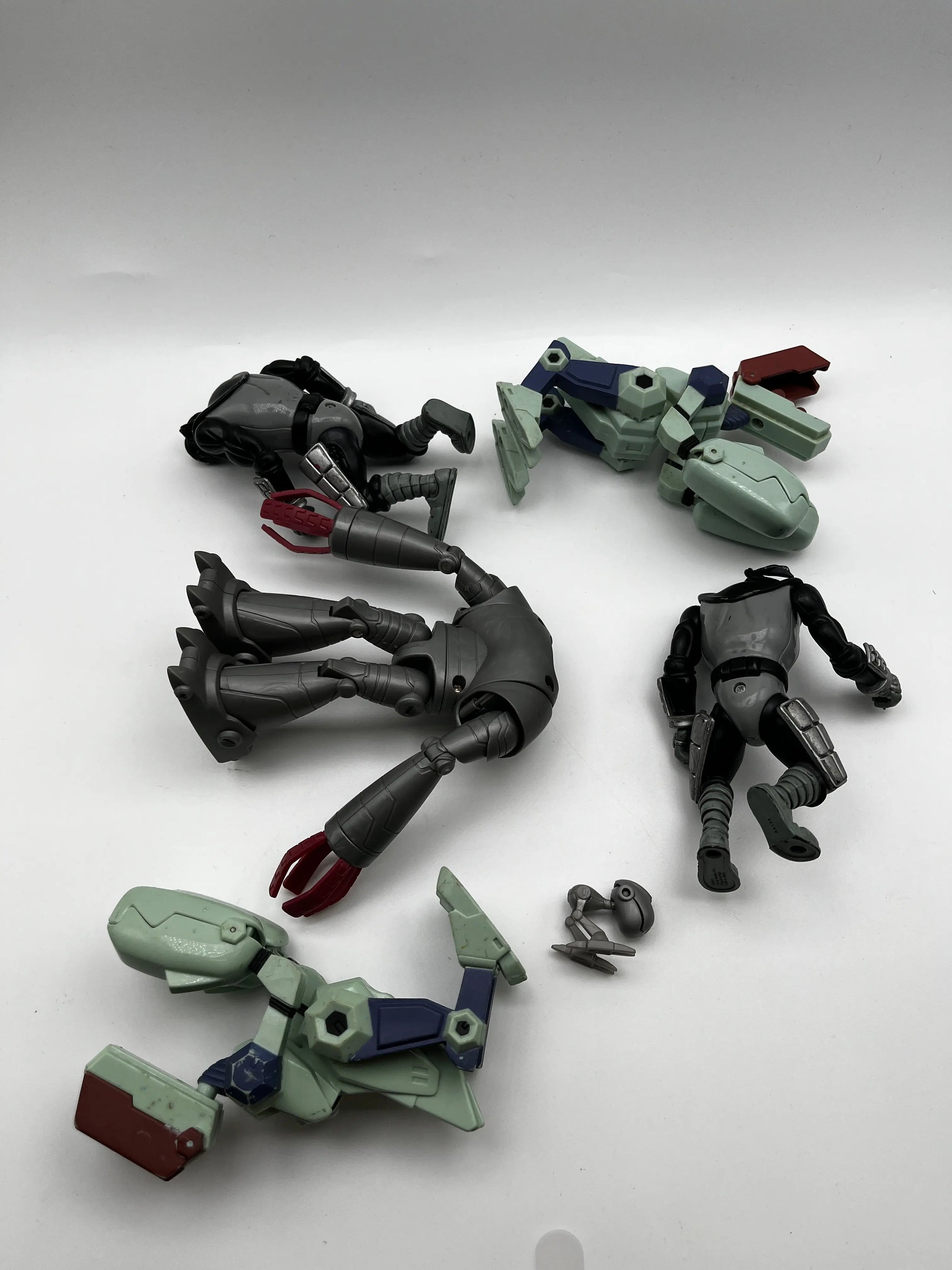 TMNT Villans Action Figures Lot: Baxter Stockman, Foot Clan Soldiers, Mousers FRENLY BRICKS - Open 7 Days