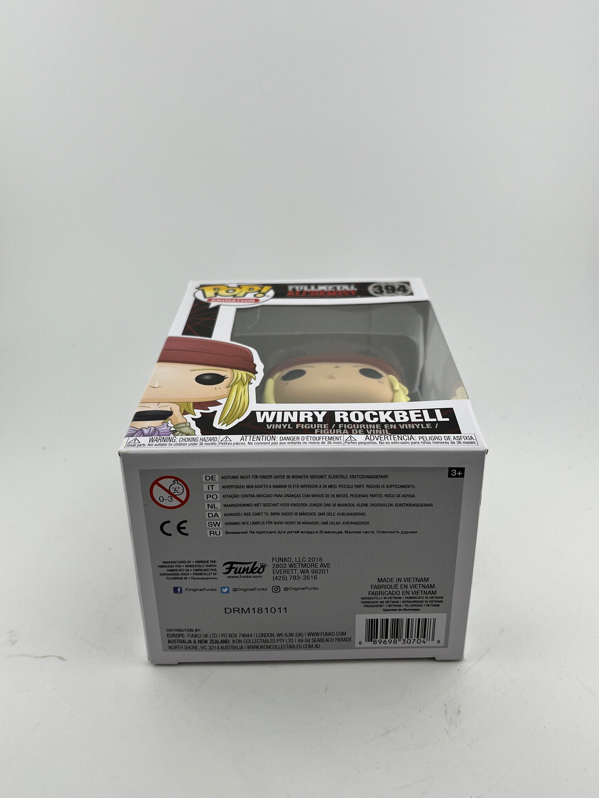 Funko POP! Animation FullMetal Alchemist - Winry Rockbell #394 - Vinyl Collectable FRENLY BRICKS - Open 7 Days