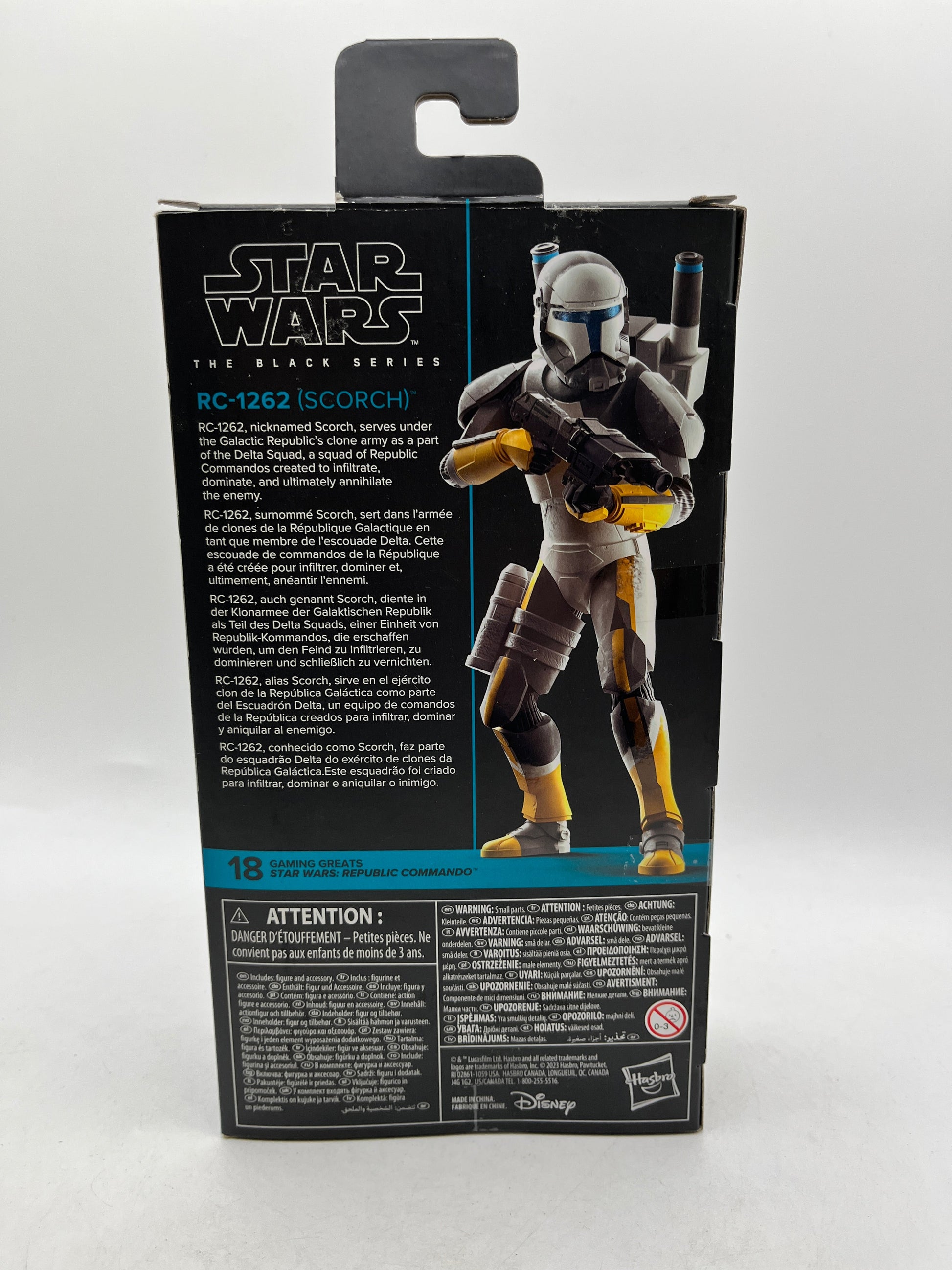 Star Wars Black Series Republic Commando RC-1262 (Scorch) - Complete - Open Box FRENLY BRICKS - Open 7 Days