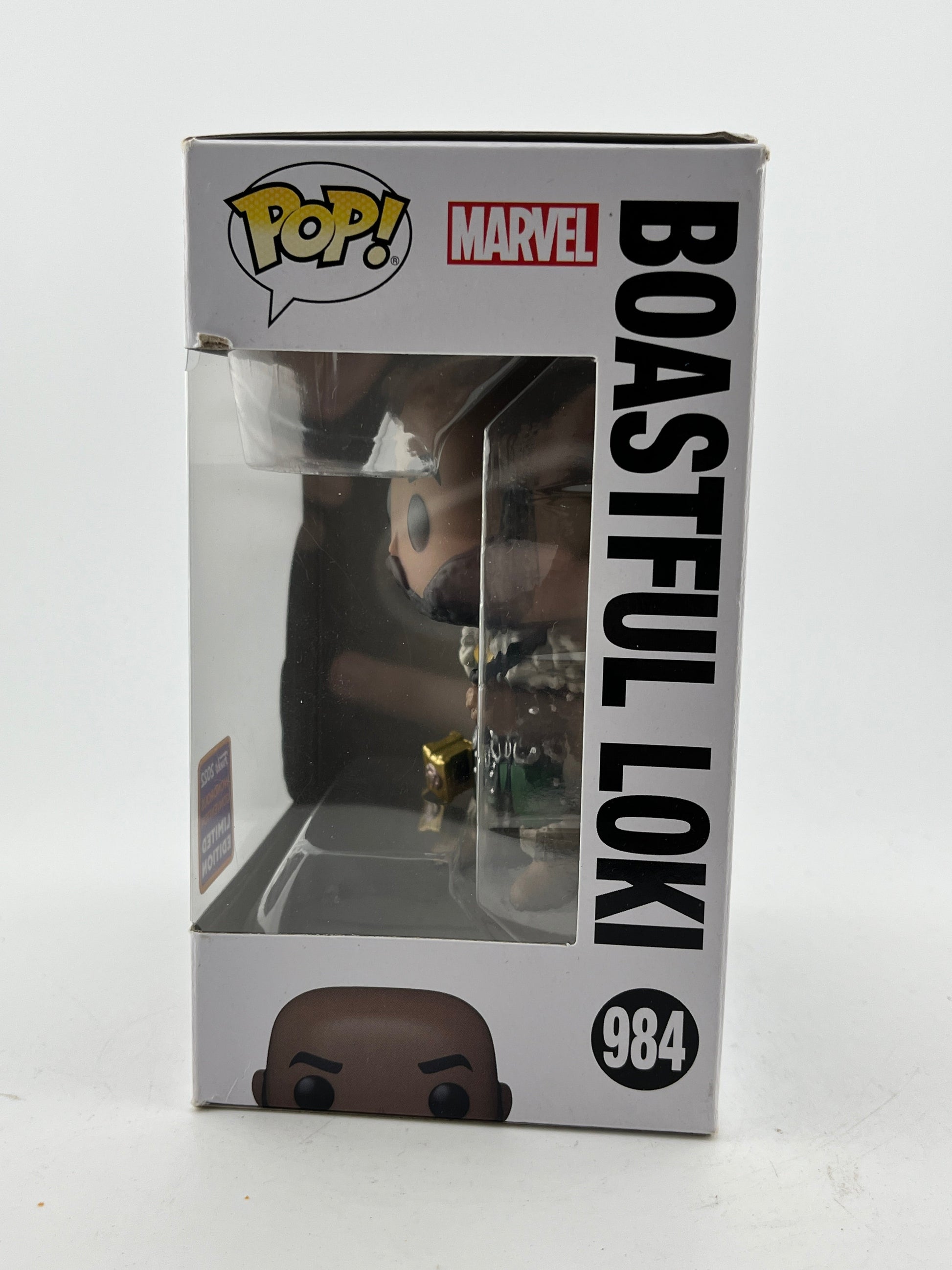 Funko POP! Marvel Loki - Boastful Loki #984 - 2022 Convention Limited Edition FRENLY BRICKS - Open 7 Days