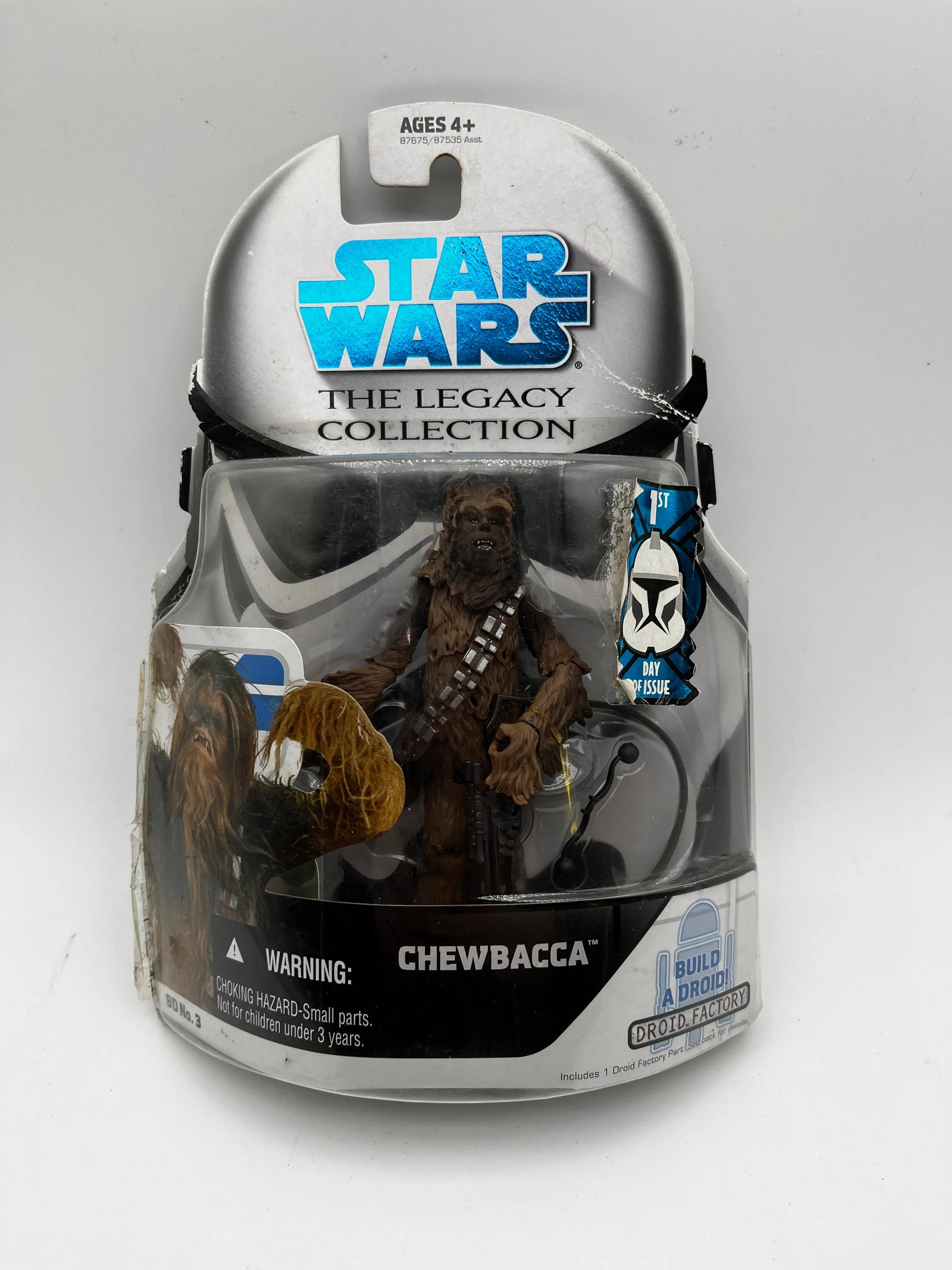 Star Wars The Legacy Collection Chewbacca Hasbro BD No 3 - 1st Day of Issue FRENLY BRICKS - Open 7 Days