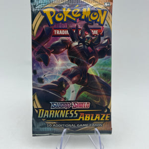 Pokemon TCG Sword & Shield Darkness Ablaze Booster Pack Art Set SEALED x4 FRENLY BRICKS - Open 7 Days