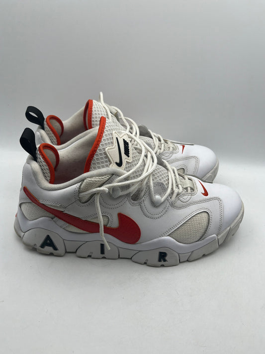 Nike Air Barrage Low Rucker Park Size 12 USED ORANGE/WHITE FRENLY BRICKS - Open 7 Days
