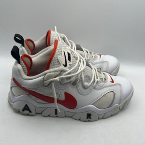 Nike Air Barrage Low Rucker Park Size 12 USED ORANGE/WHITE FRENLY BRICKS - Open 7 Days