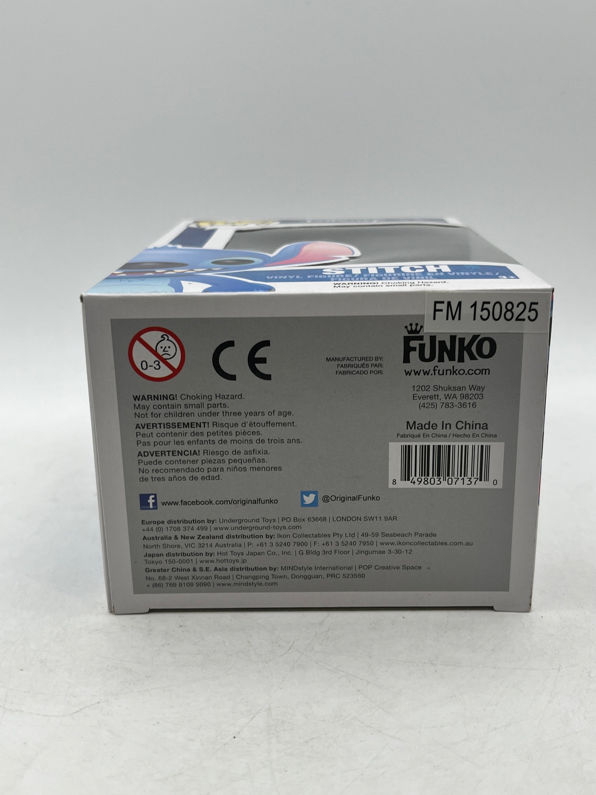 Funko POP! Disney - Stitch #12 - - Flocked - Vinyl Collectable FRENLY BRICKS - Open 7 Days