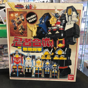 Bandai Power Rangers Ninja Sentai Kakuranger DX Chogokin Muteki Shogun JP USED FOR DISPLAY ONLY FRENLY BRICKS - Open 7 Days