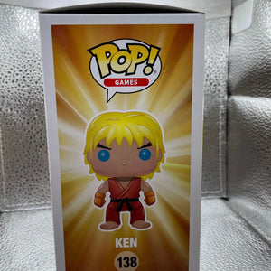 Funko Pop! Games Street Fighter Ken #138 Vinyl Figure FRENLY BRICKS - Open 7 Days