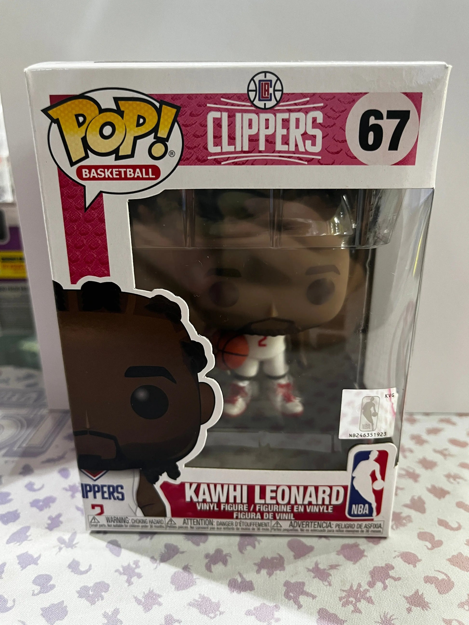 Funko Pop Vinyl basketball Clippers Kawhi Leonard #67 FRENLY BRICKS - Open 7 Days