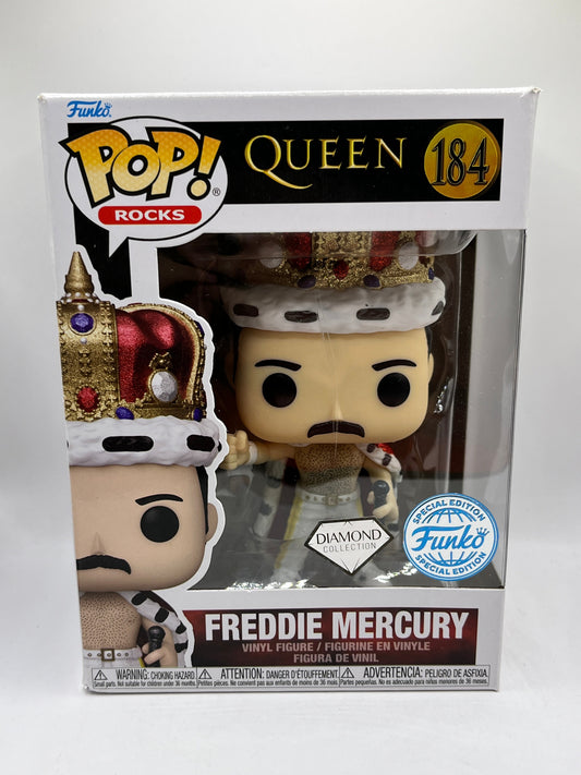 Funko POP! Rocks Queen - Freddie Mercury #184 - Diamond Special Edition FRENLY BRICKS - Open 7 Days