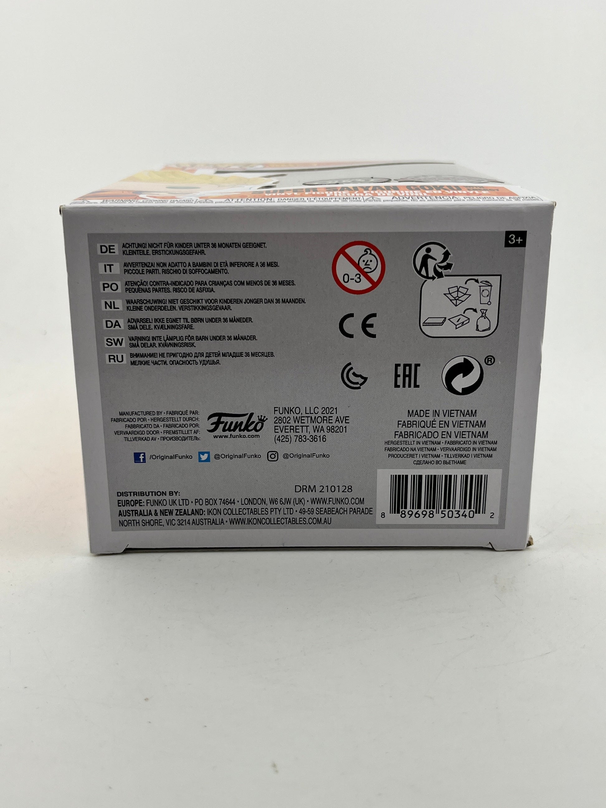 Funko POP! Animation Dragon Ball Z - Super Saiyan Goku With Emery #865 - Glow Chase FRENLY BRICKS - Open 7 Days