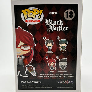 Funko POP! Animation Black Butler - Grell #18 - Vinyl Collectable FRENLY BRICKS - Open 7 Days