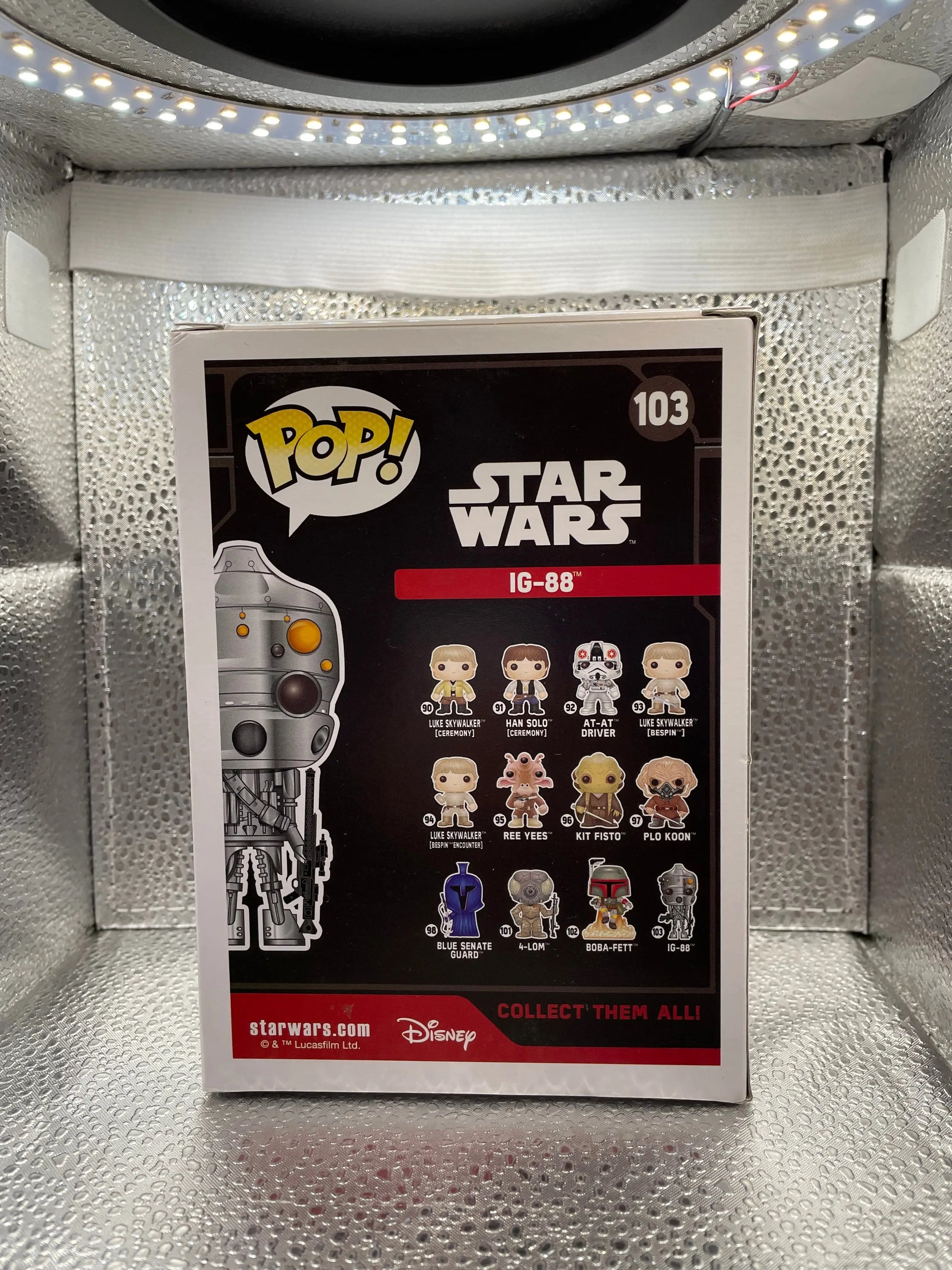 Funko Pop! Star Wars IG-88 Smuggler's Bounty Exclusive #103 FRENLY BRICKS - Open 7 Days