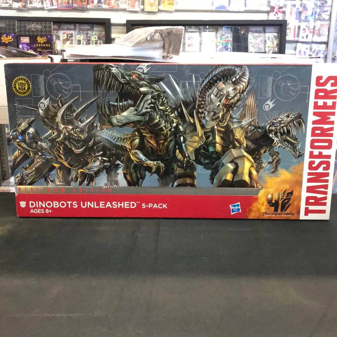 RARE Hasbro Transformers Age of Extinction Dinobots Unleashed - Platinum Edition FRENLY BRICKS - Open 7 Days