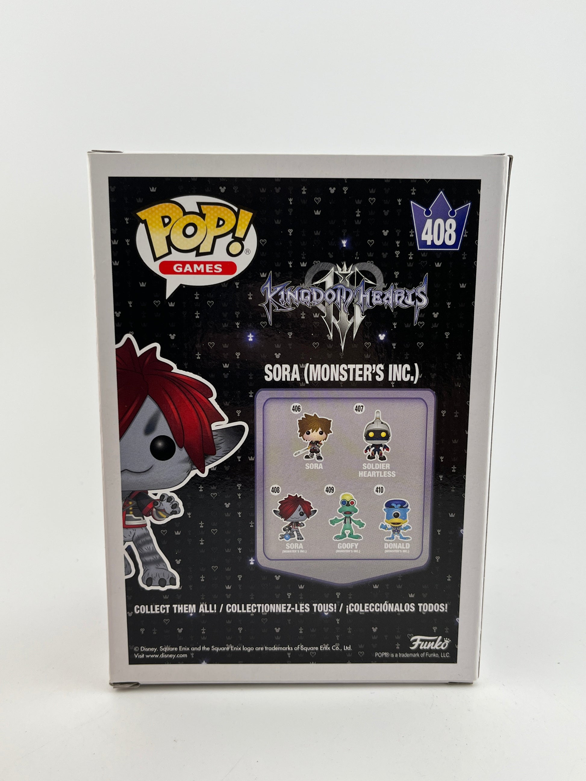 Funko POP! Games Disney Kingdom Hearts - Sora (Monster’s Inc.) #408 - Vinyl Collectable FRENLY BRICKS - Open 7 Days