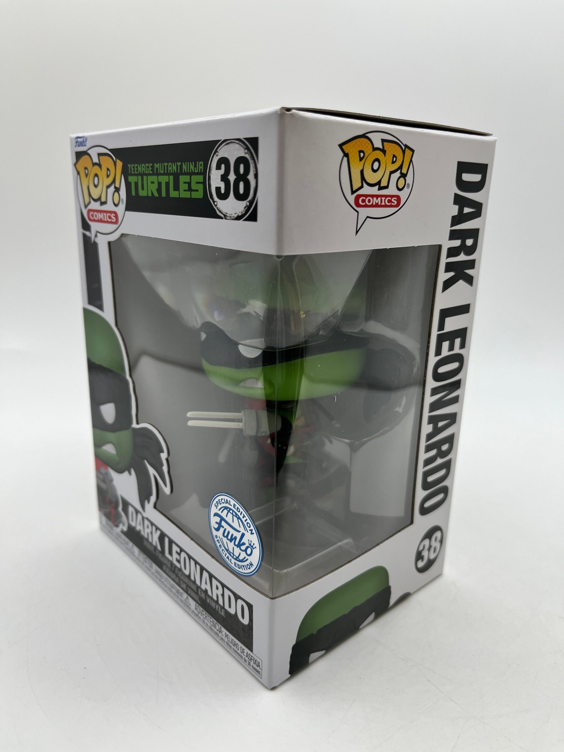 Funko POP! Comics Teenage Mutant Ninja Turtles - Dark Leonardo #38 - Special Edition FRENLY BRICKS - Open 7 Days