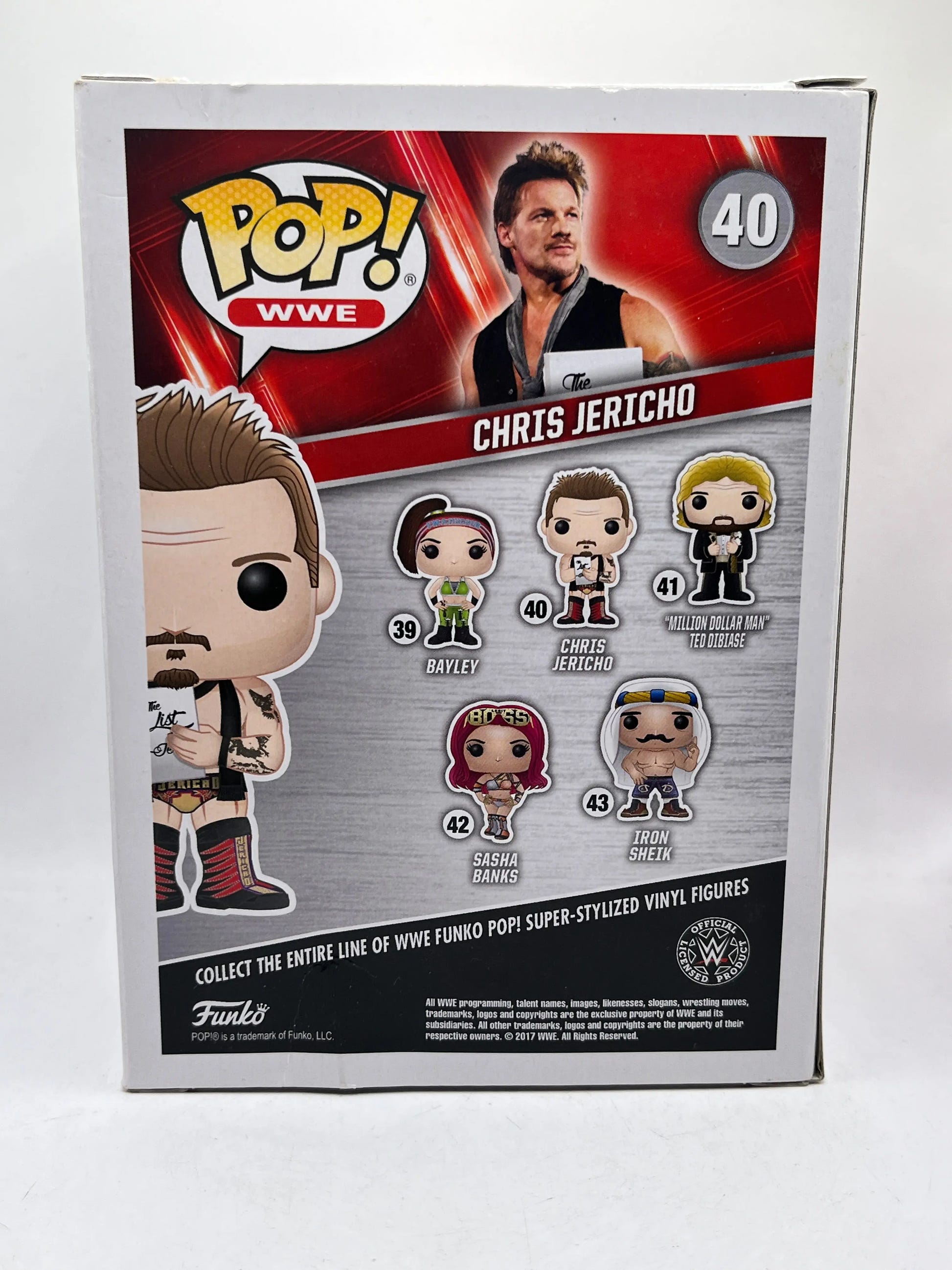 Funko POP! WWE - Chris Jericho #40 - Vinyl Collectable FRENLY BRICKS - Open 7 Days image 3