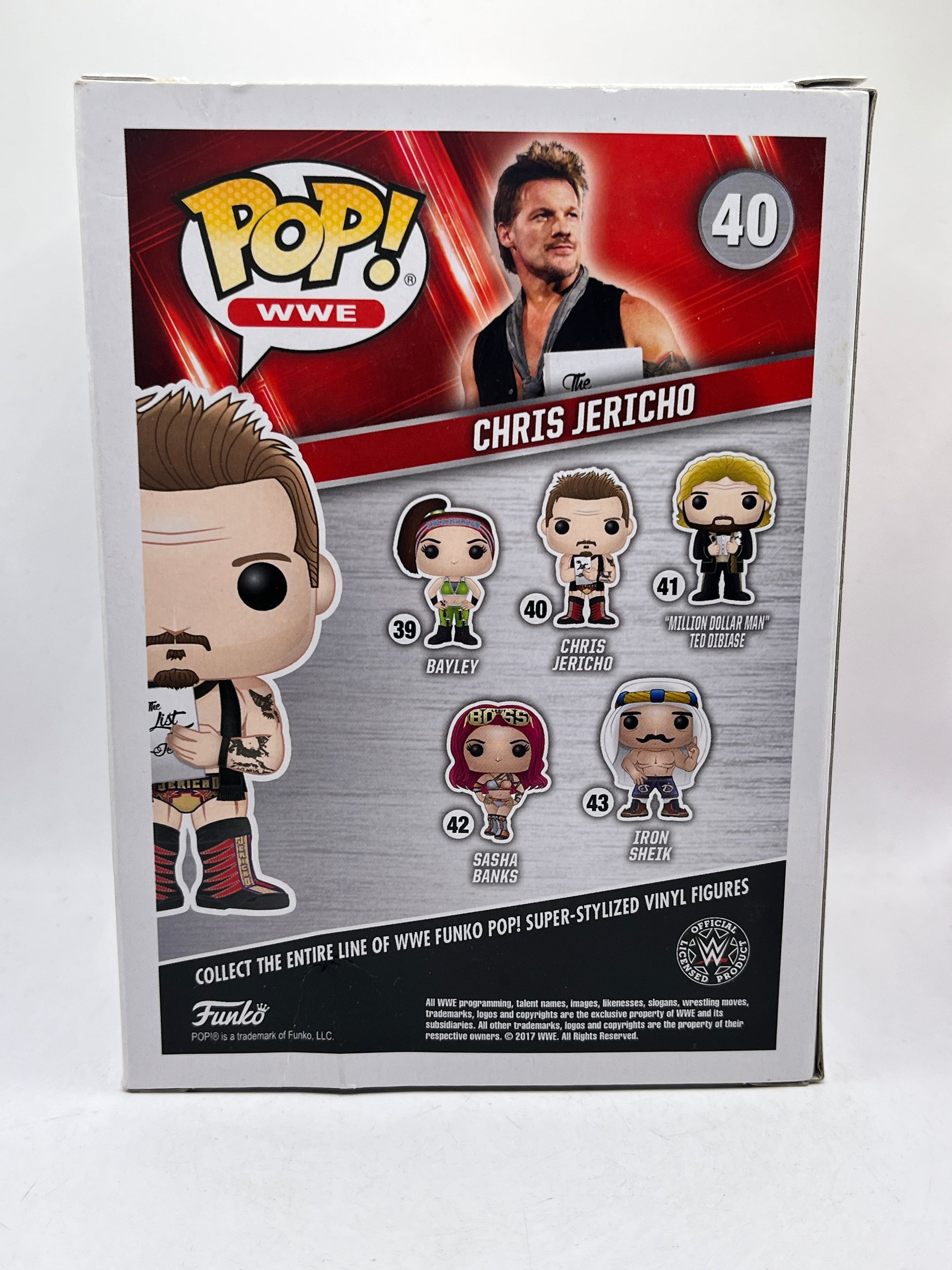 Funko POP! WWE - Chris Jericho #40 - Vinyl Collectable FRENLY BRICKS - Open 7 Days