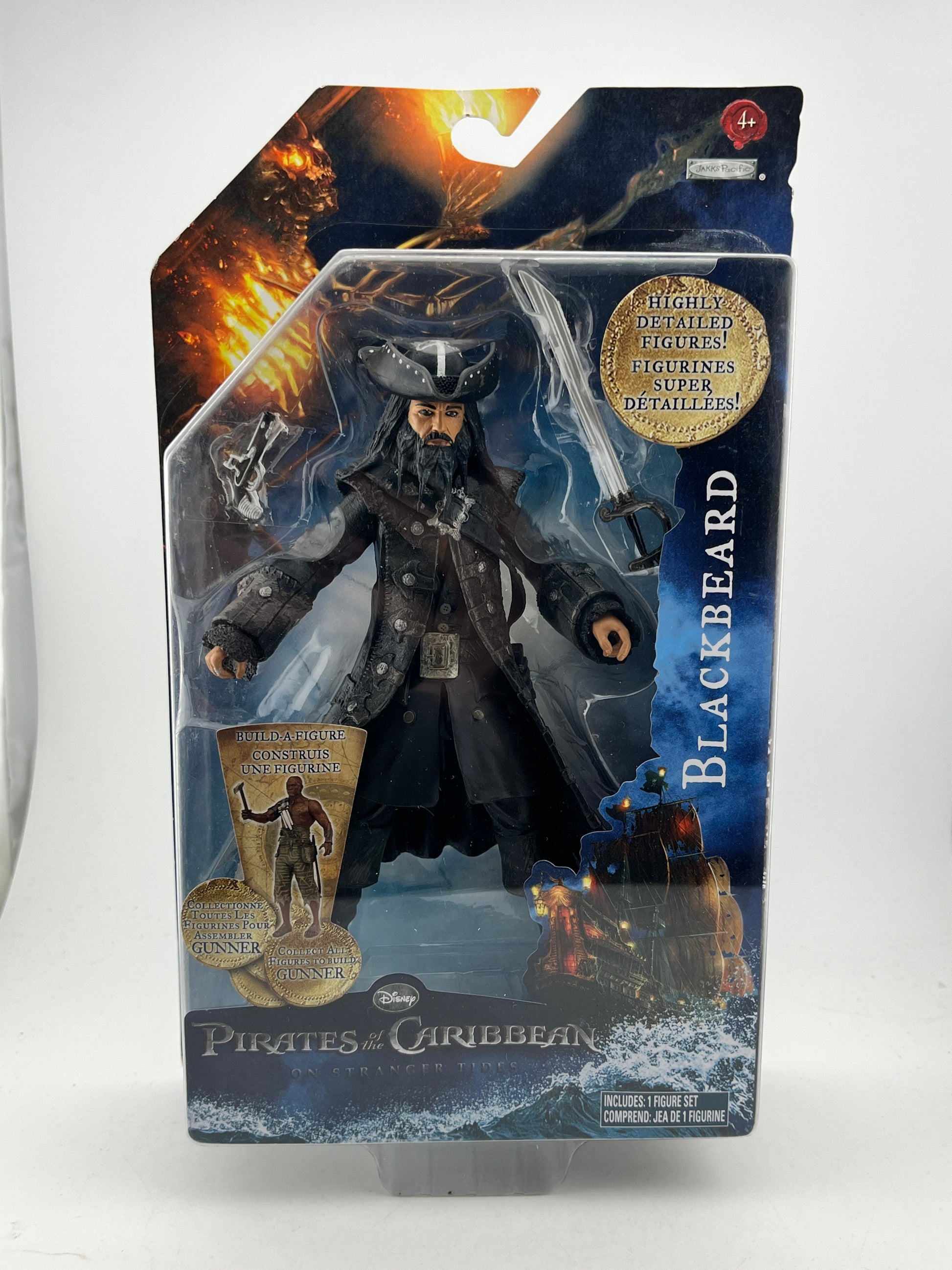 Disney Pirates Of The Caribbean Stranger Tides- Captain Black Beard - Figure FRENLY BRICKS - Open 7 Days