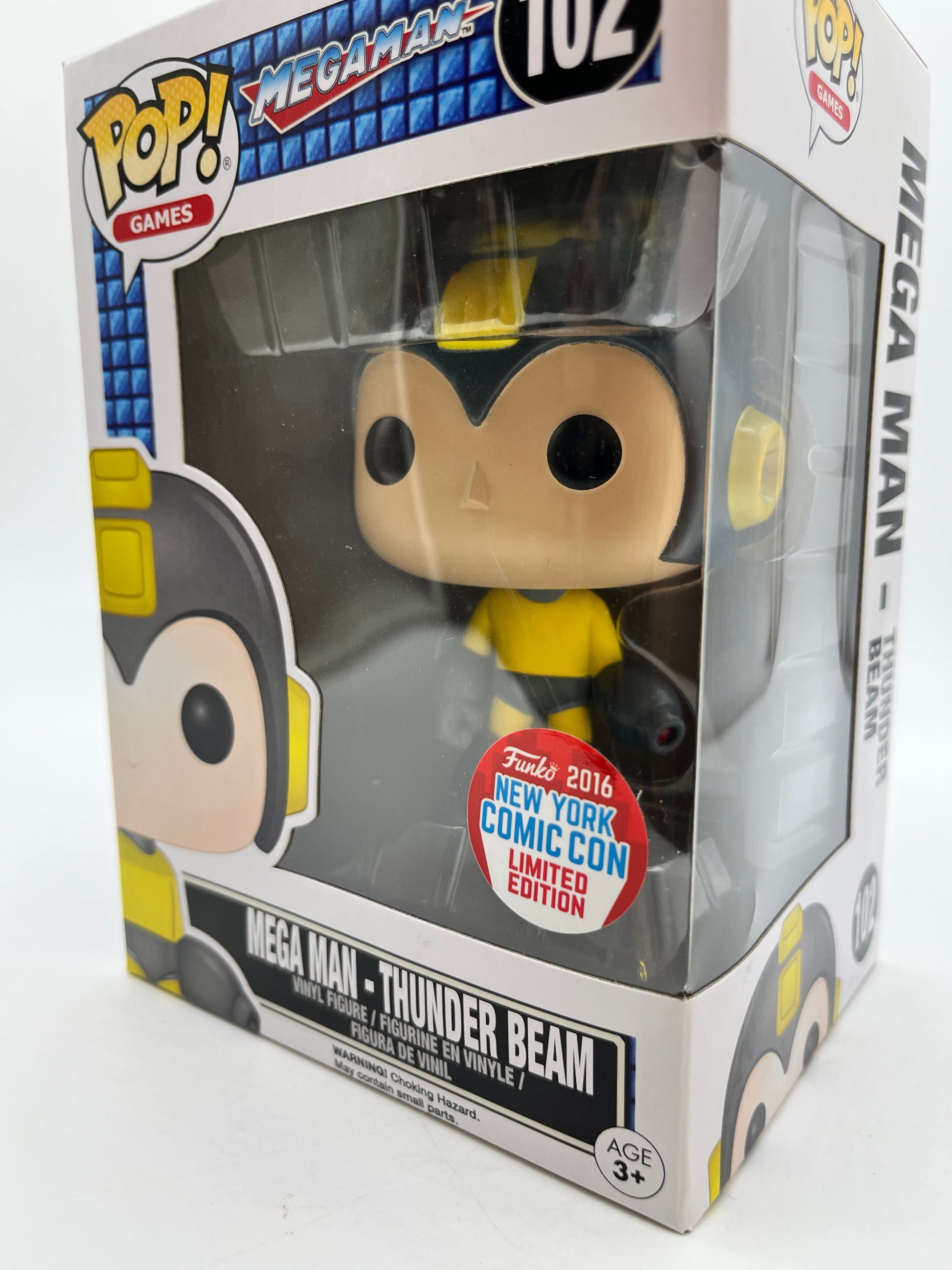 Funko POP! Games Megaman - #102 Mega Man - Thunder Beam - Comic Con Limited Edition FRENLY BRICKS - Open 7 Days
