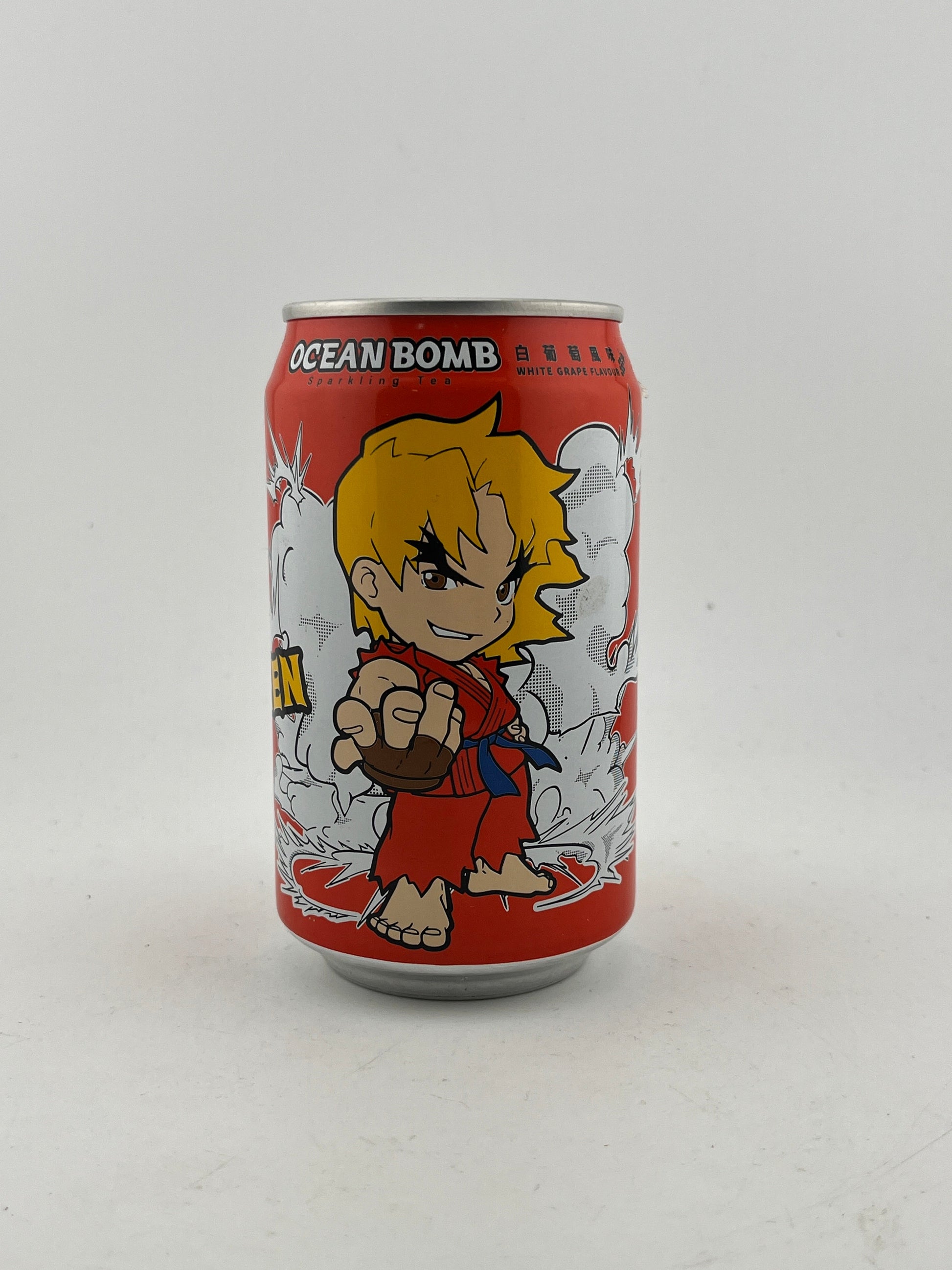 Ocean Bomb Street Fighter Ken - Collectable 330mL Can - FRENLY BRICKS - Open 7 Days