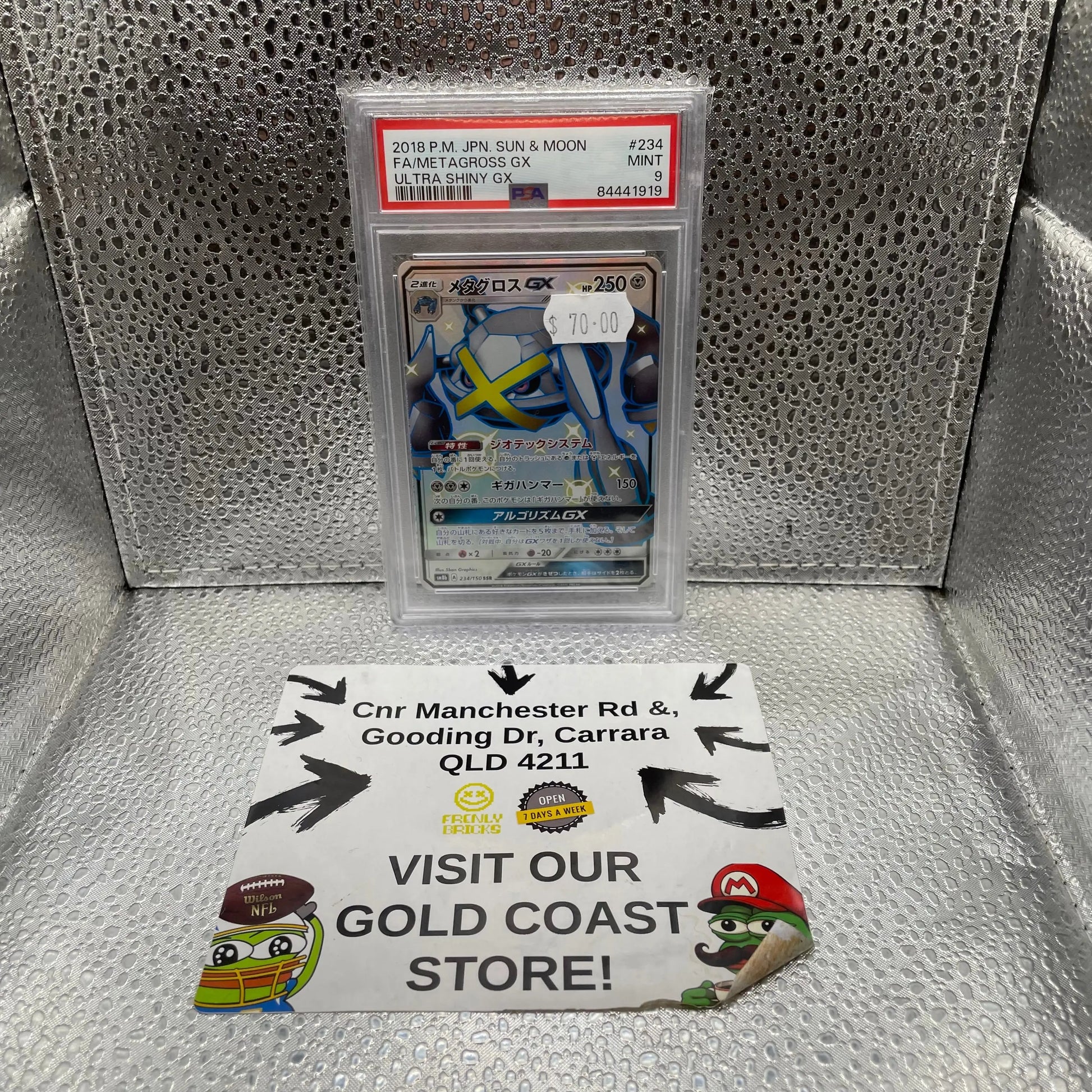 2018 Metagross GX Sun & Moon Ultra Shiny GX #234 MINT PSA 9 FRENLY BRICKS - Open 7 Days