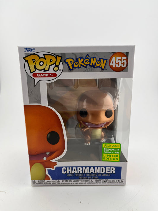 Funko POP! Games Pokémon - Charmander #455 - 2022 Summer Convention Limited Edition FRENLY BRICKS - Open 7 Days