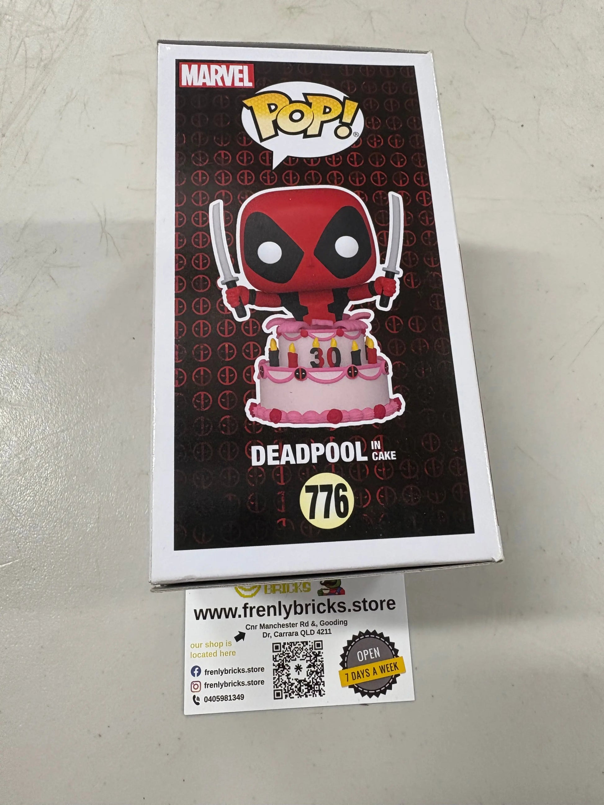 Funko Pop Vinyl #776 Marvel DeadPool FRENLY BRICKS - Open 7 Days