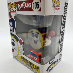 Funko POP! Ad Icons Dum•Dums - Dum-Dums Drum Man #105 - Fall Limited Edition FRENLY BRICKS - Open 7 Days