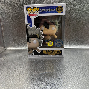 Funko pop Vinyl #1556 Black Clover Black Asta FRENLY BRICKS - Open 7 Days