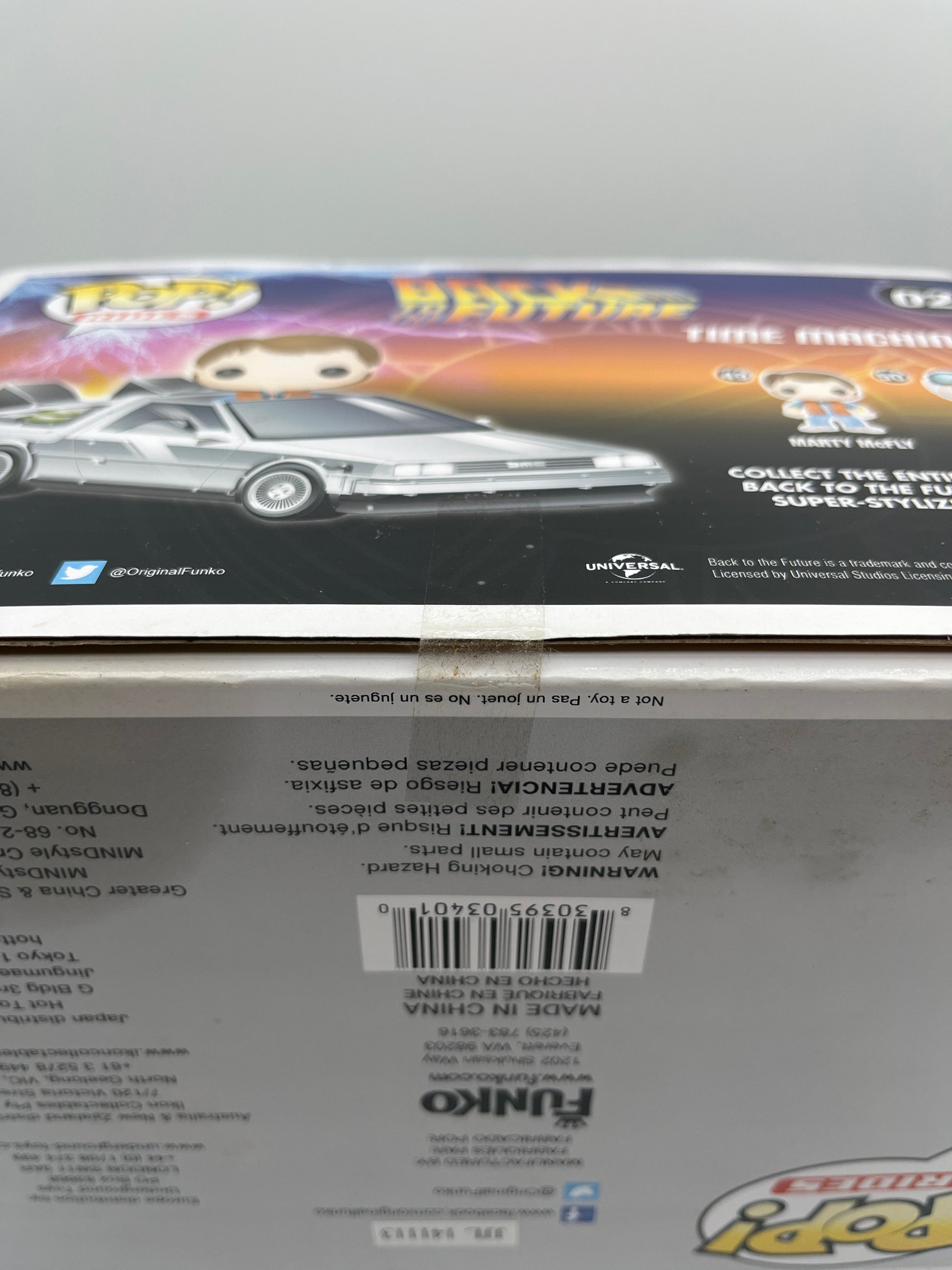 Funko Pop! Rides Back To The Future Time Machine w/ Marty # 02 +combinedshipping FRENLY BRICKS - Open 7 Days