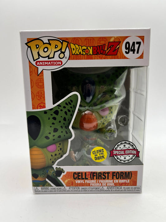 Funko POP! Animation DragonBall Z Cell (First Form) #947 - Glow Special Edition FRENLY BRICKS - Open 7 Days