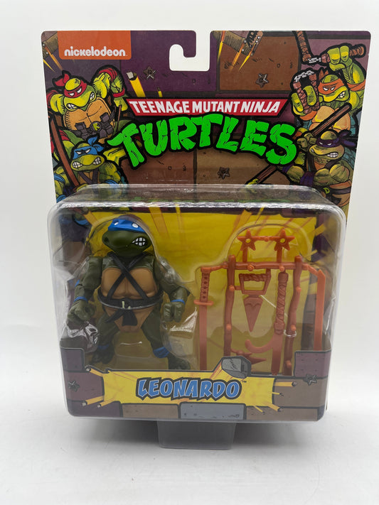 Teenage Mutant Ninja Turtles Figure - Playmates TMNT Classic Leonardo FRENLY BRICKS - Open 7 Days