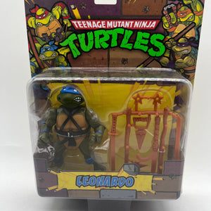 Teenage Mutant Ninja Turtles Figure - Playmates TMNT Classic Leonardo FRENLY BRICKS - Open 7 Days