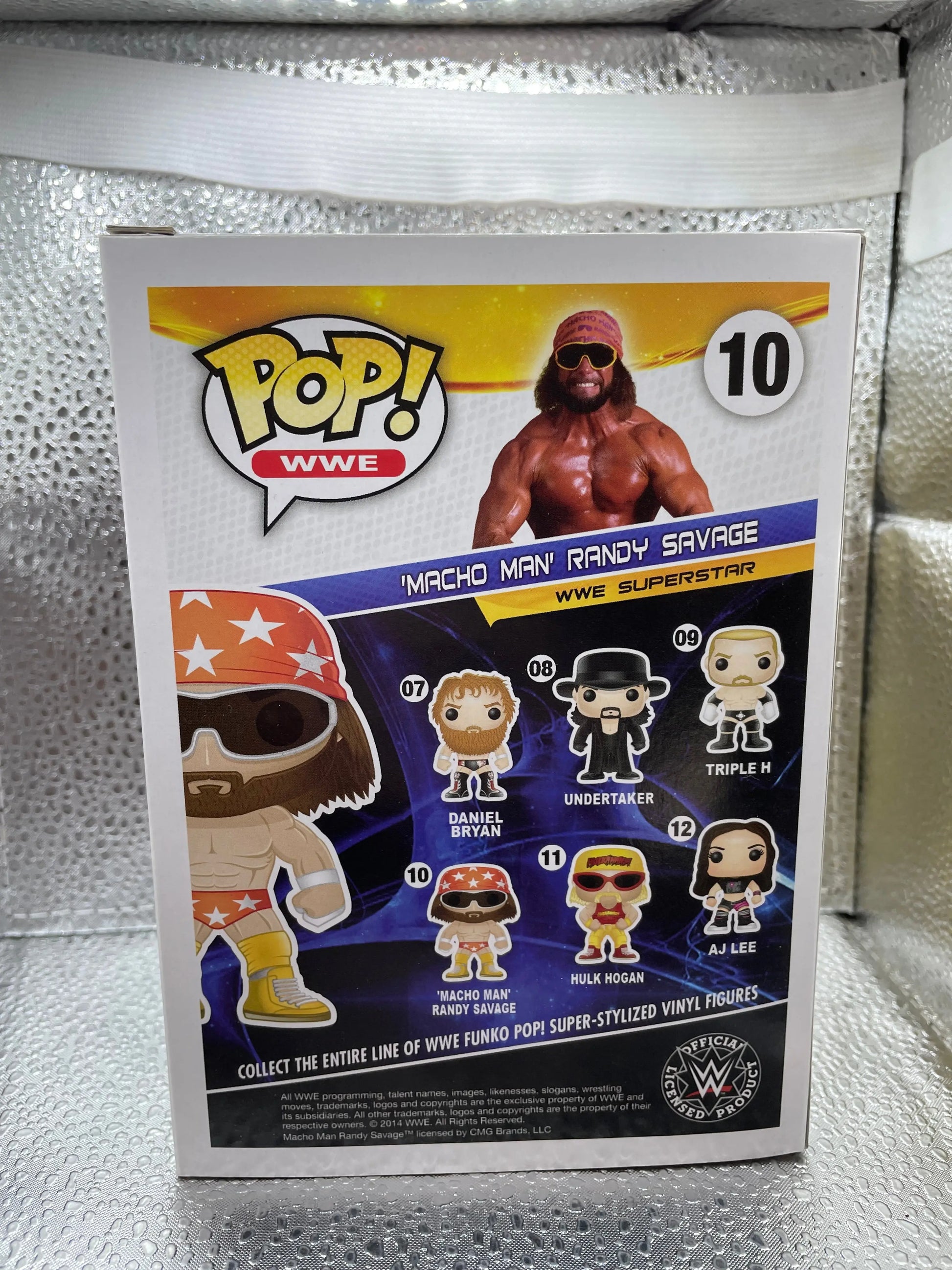 Macho Man Randy Savage Funko Pop Vinyl Figure WWE #10 Box Damage FRENLY BRICKS - Open 7 Days