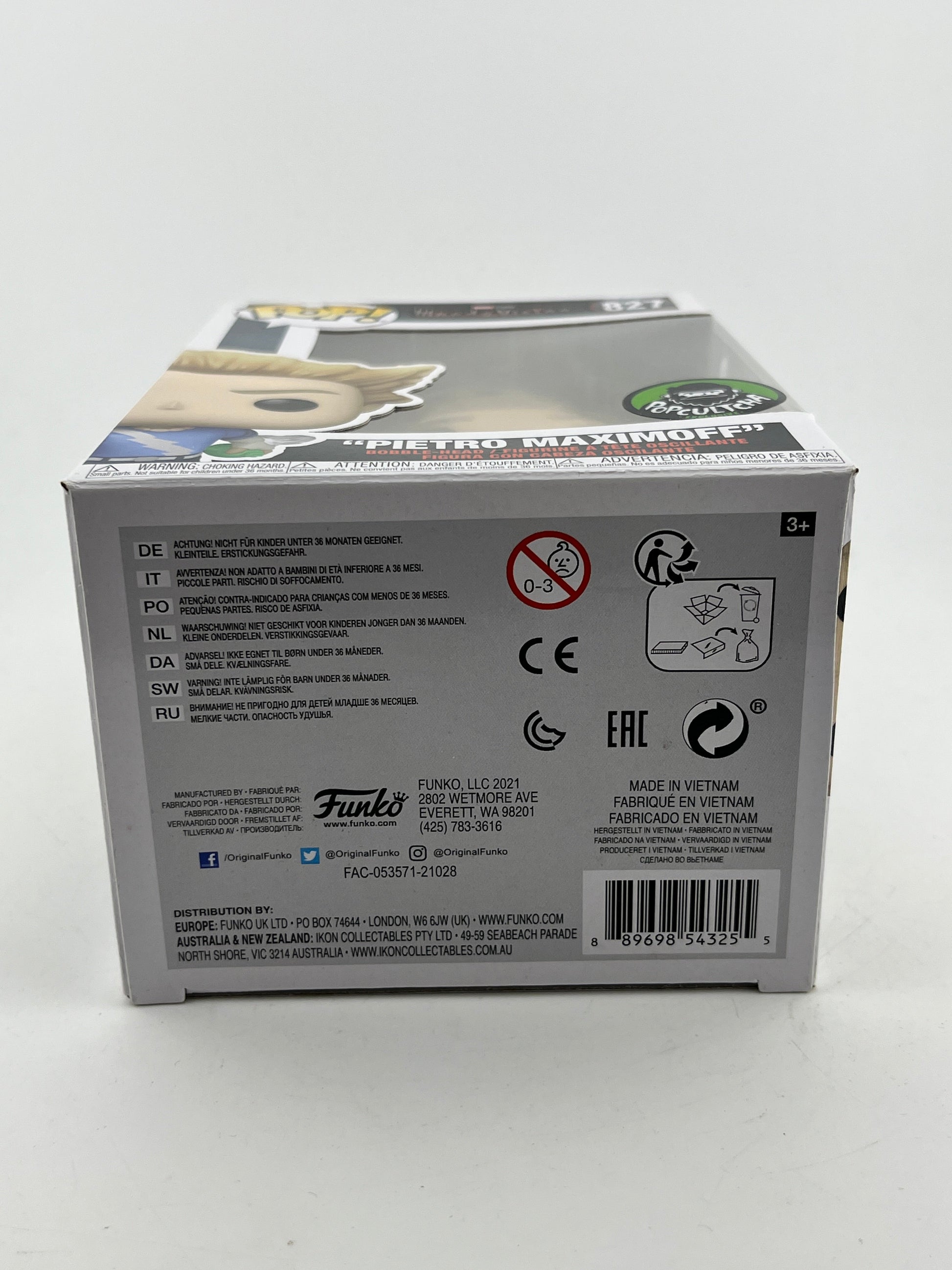 Funko POP! Marvel Wandavision - “Pietro Maximoff” #827 - Exclusive FRENLY BRICKS - Open 7 Days